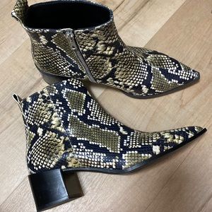 Everlane Snake skin Boots